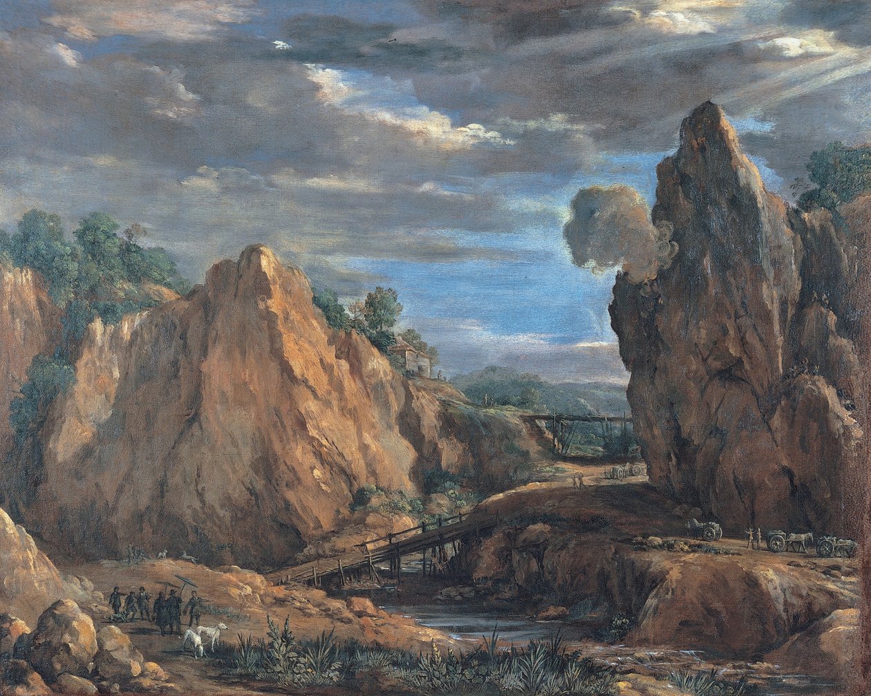 As minas de todos os tipos de Tolfa de Pietro da Cortona
