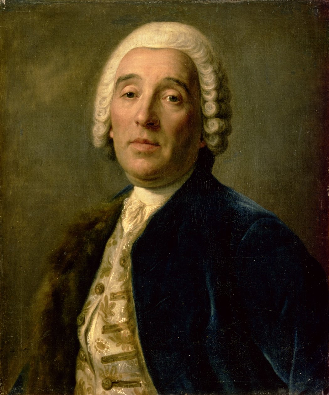 Retrato do arquiteto Bartolomeo Francesco Rastrelli (1700-71) de Pietro Antonio Rotari