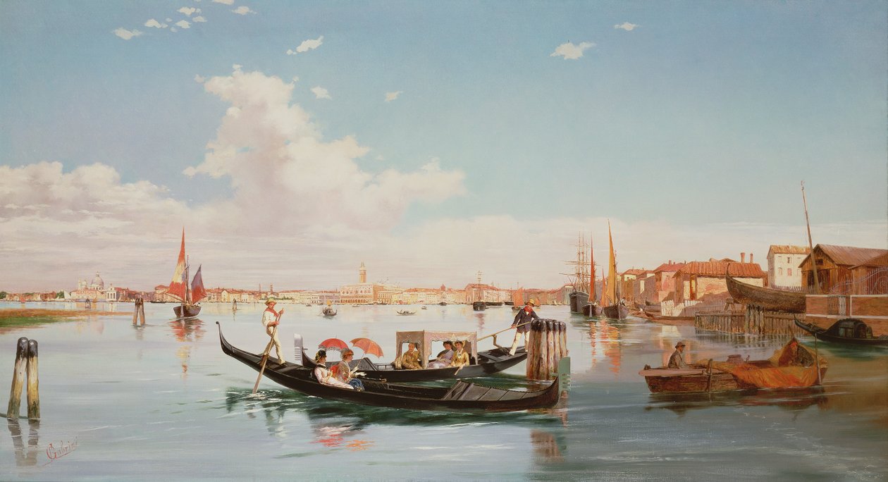 A lagoa, Veneza de Pietro Gabrini