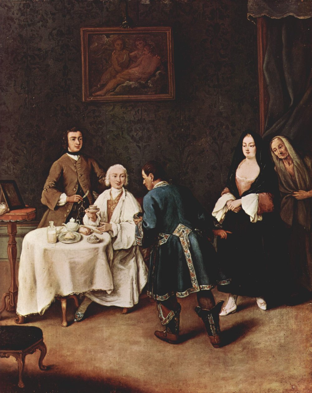 Visita a um senhor de Pietro Longhi