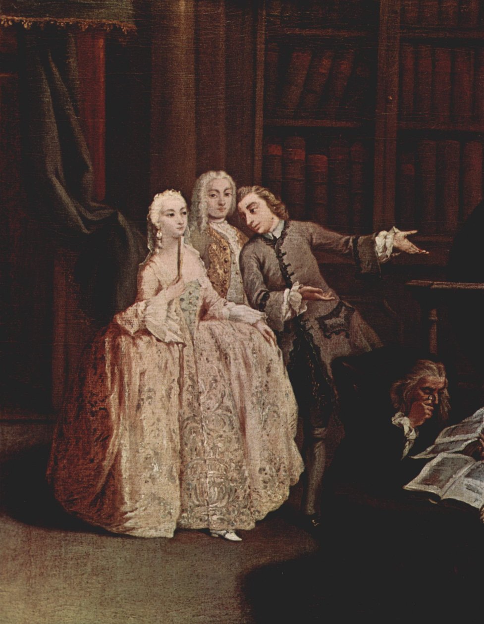 Visita à biblioteca de Pietro Longhi