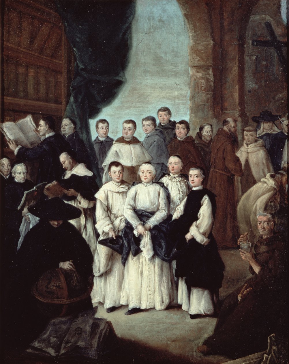 Frades em Veneza de Pietro Longhi