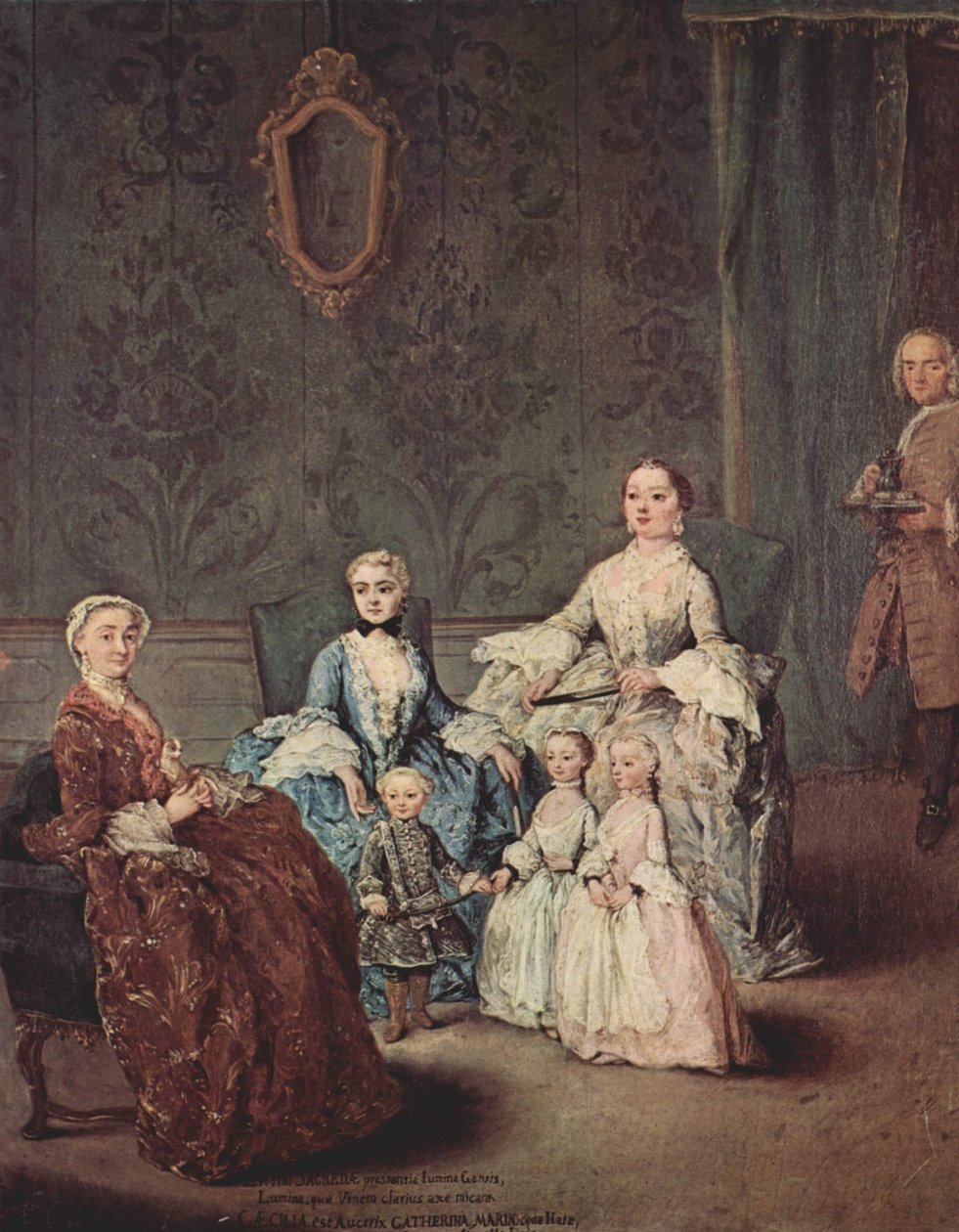 Retrato da família Sagredo de Pietro Longhi