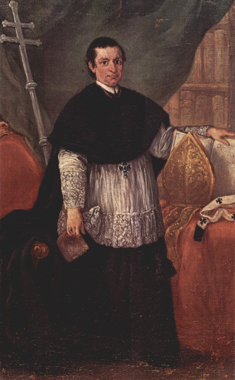 Retrato do Bispo Benedetto Ganassoni de Pietro Longhi