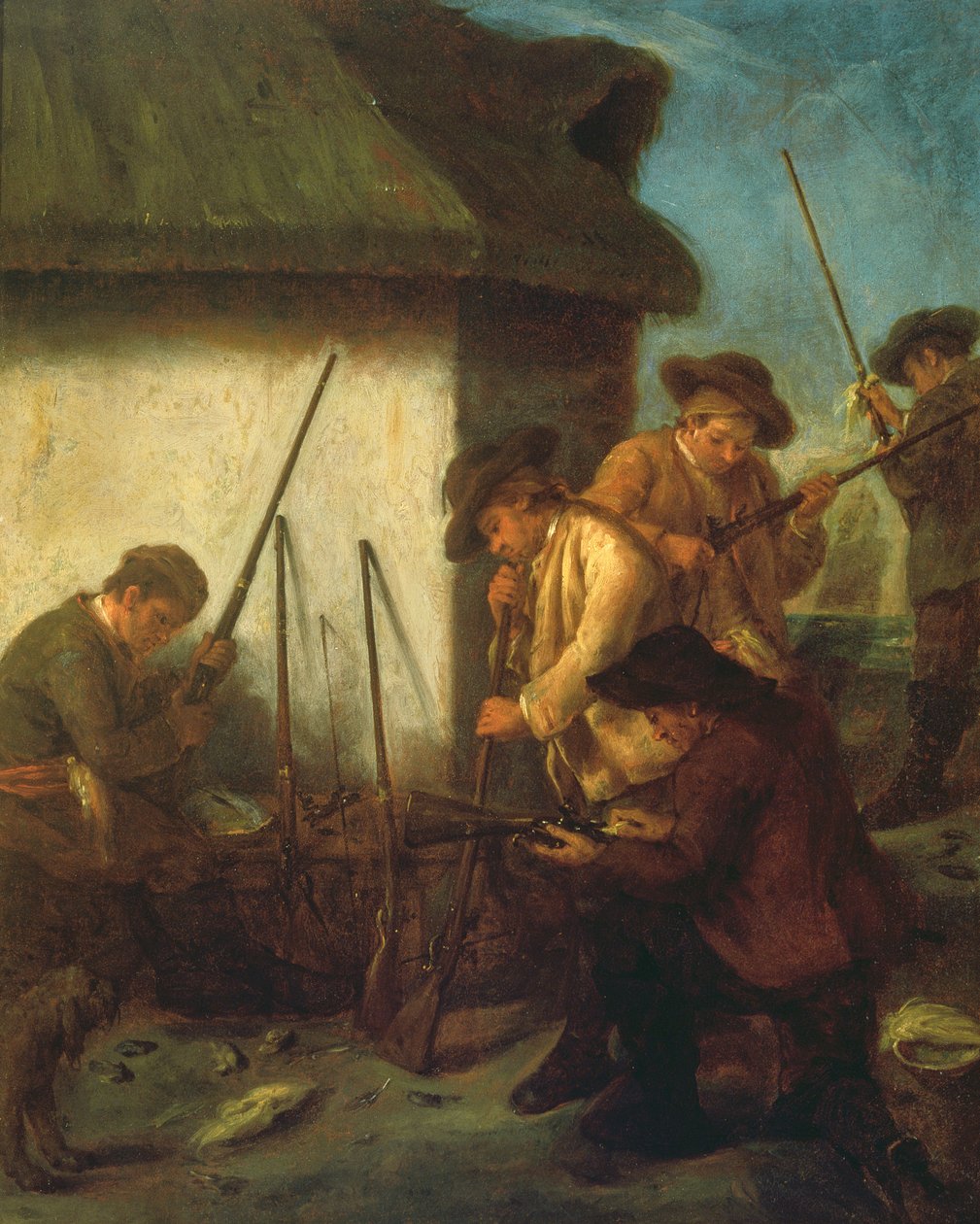 Preparando as armas de Pietro Longhi
