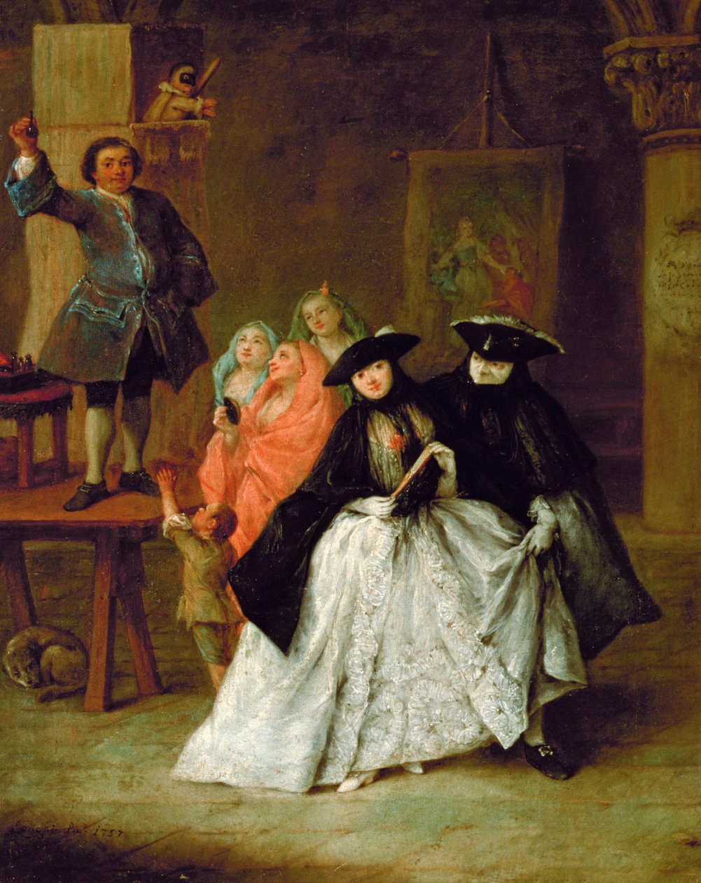 O Charlatan, 1757 de Pietro Longhi