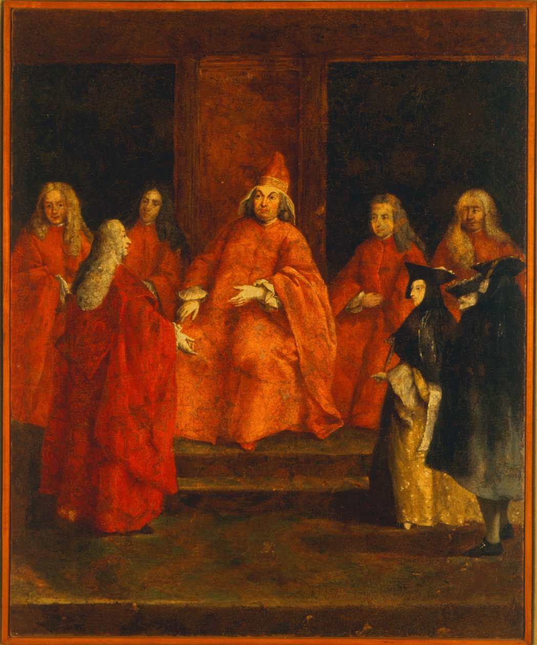 O Doge Grimani em seu trono de Pietro Longhi