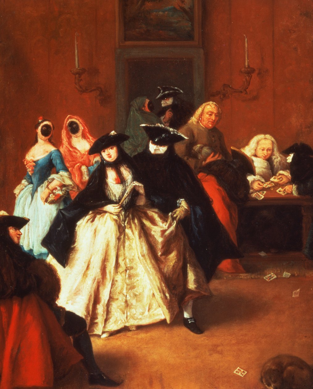 O salão de Pietro Longhi