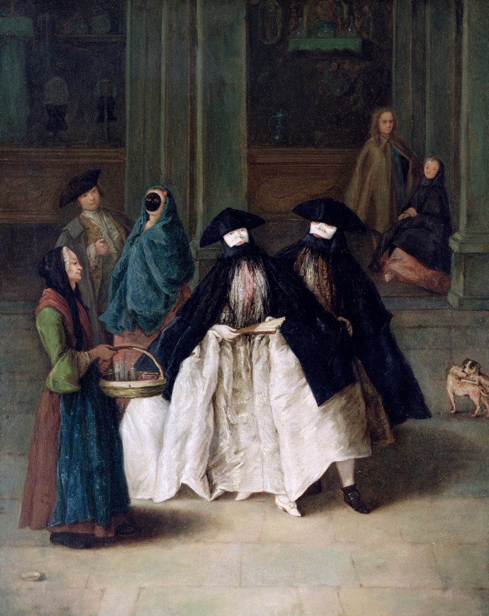 O vendedor de perfumes (ver também 60625) de Pietro Longhi