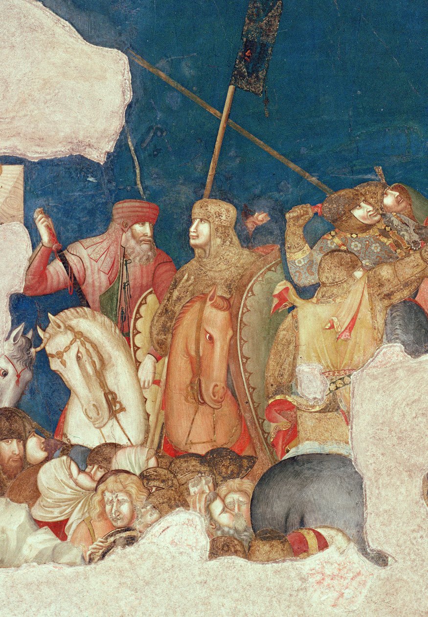Calvário (detalhe de 208458) de Pietro Lorenzetti