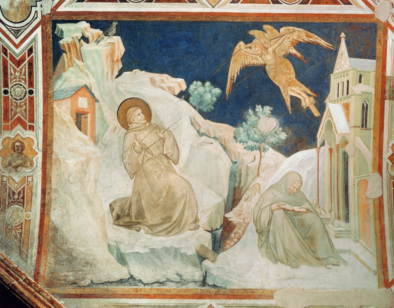 São Francisco recebendo os estigmas de Pietro Lorenzetti