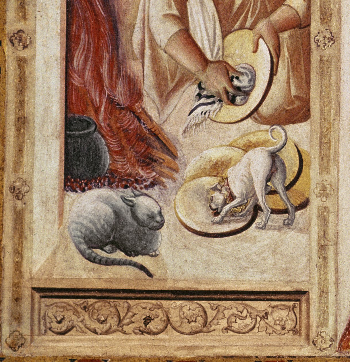 A Última Ceia (detalhe de 182061) de Pietro Lorenzetti