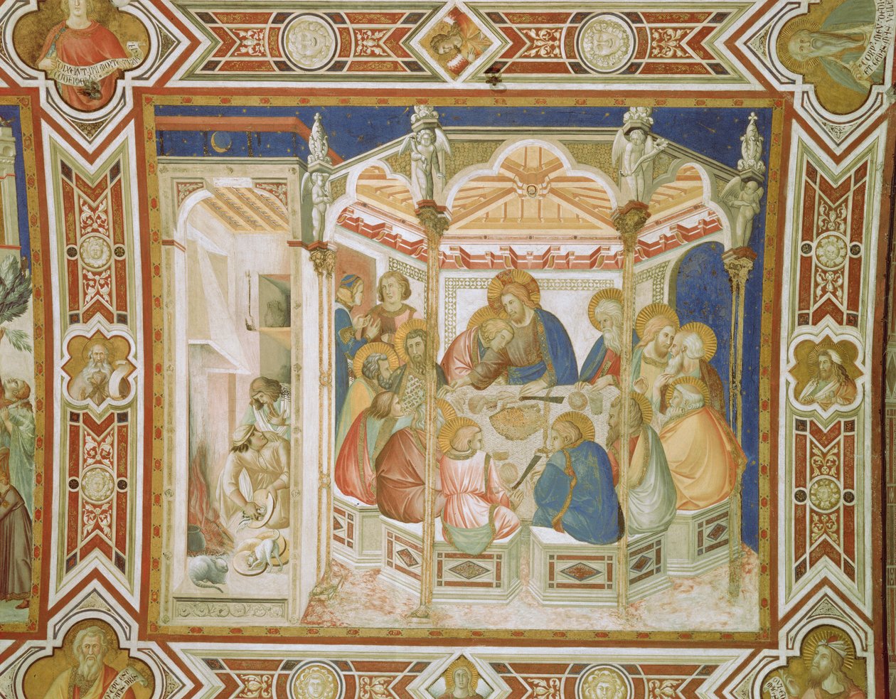 A última Ceia de Pietro Lorenzetti