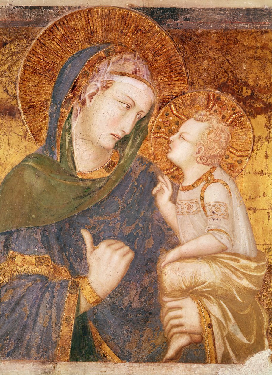 Virgem e o Menino de Pietro Lorenzetti