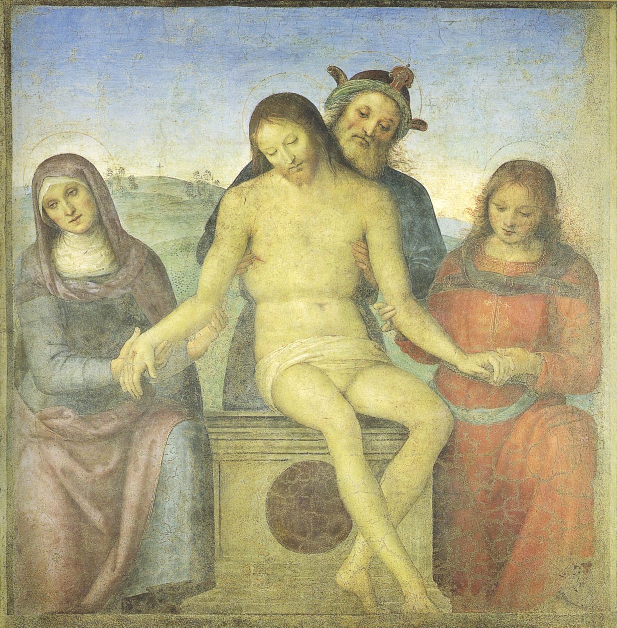 Cristo em piedade de Pietro Perugino