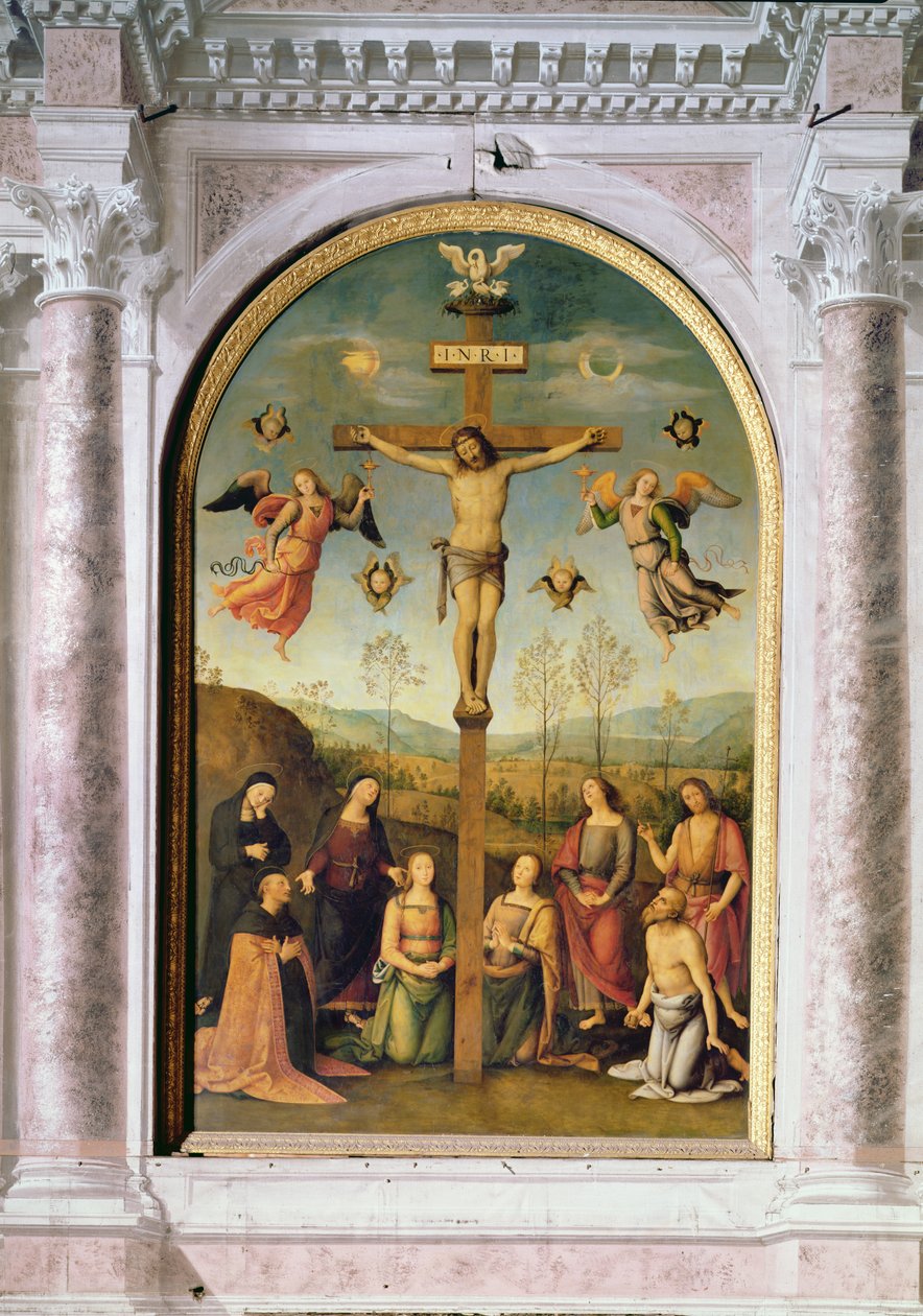 Crucificação (retábulo) de Pietro Perugino