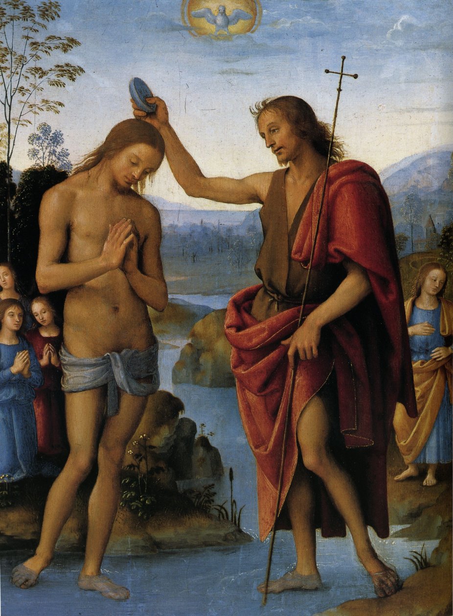 Batismo de Cristo de Pietro Perugino