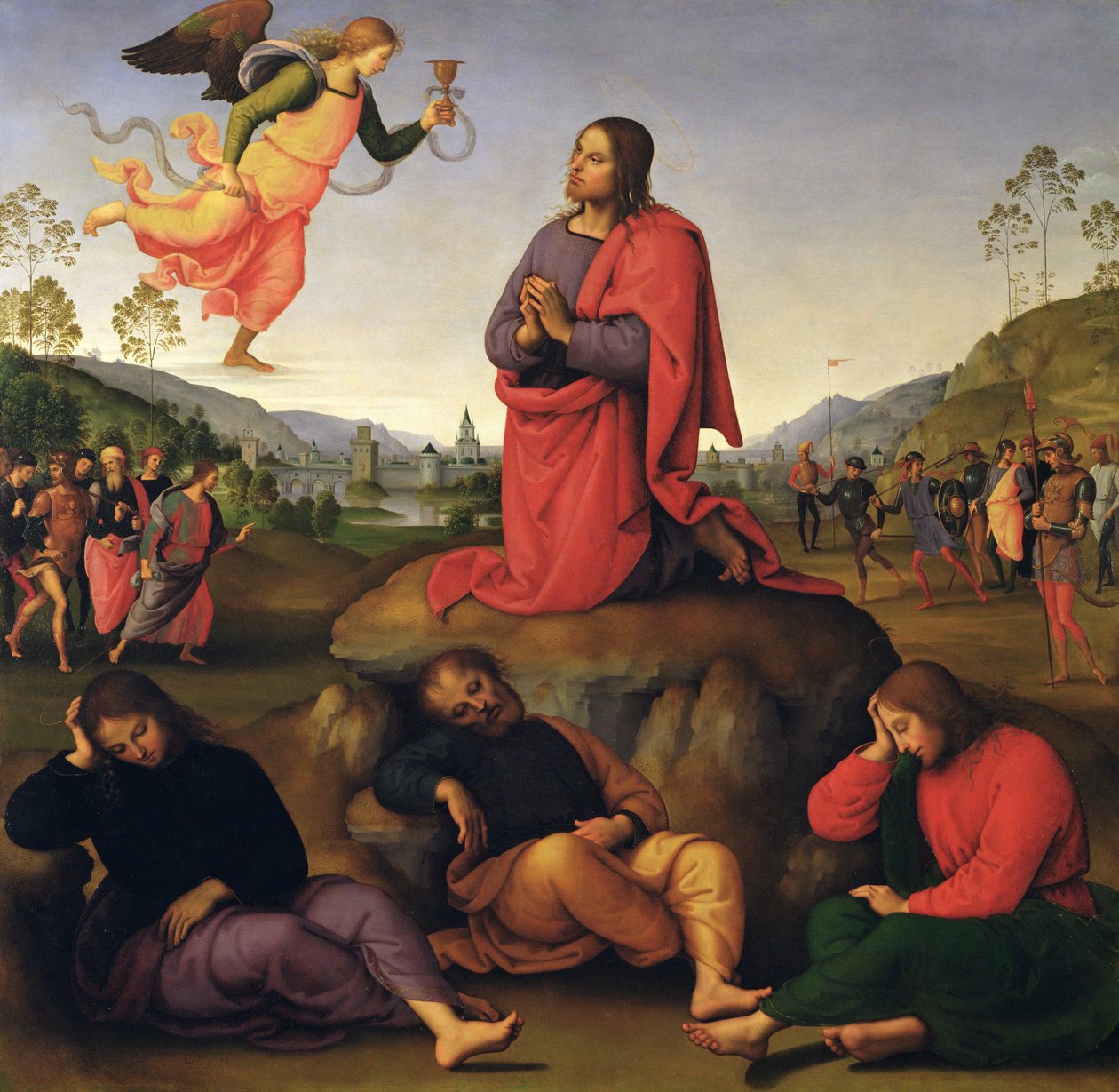 A agonia no jardim, 1492 de Pietro Perugino