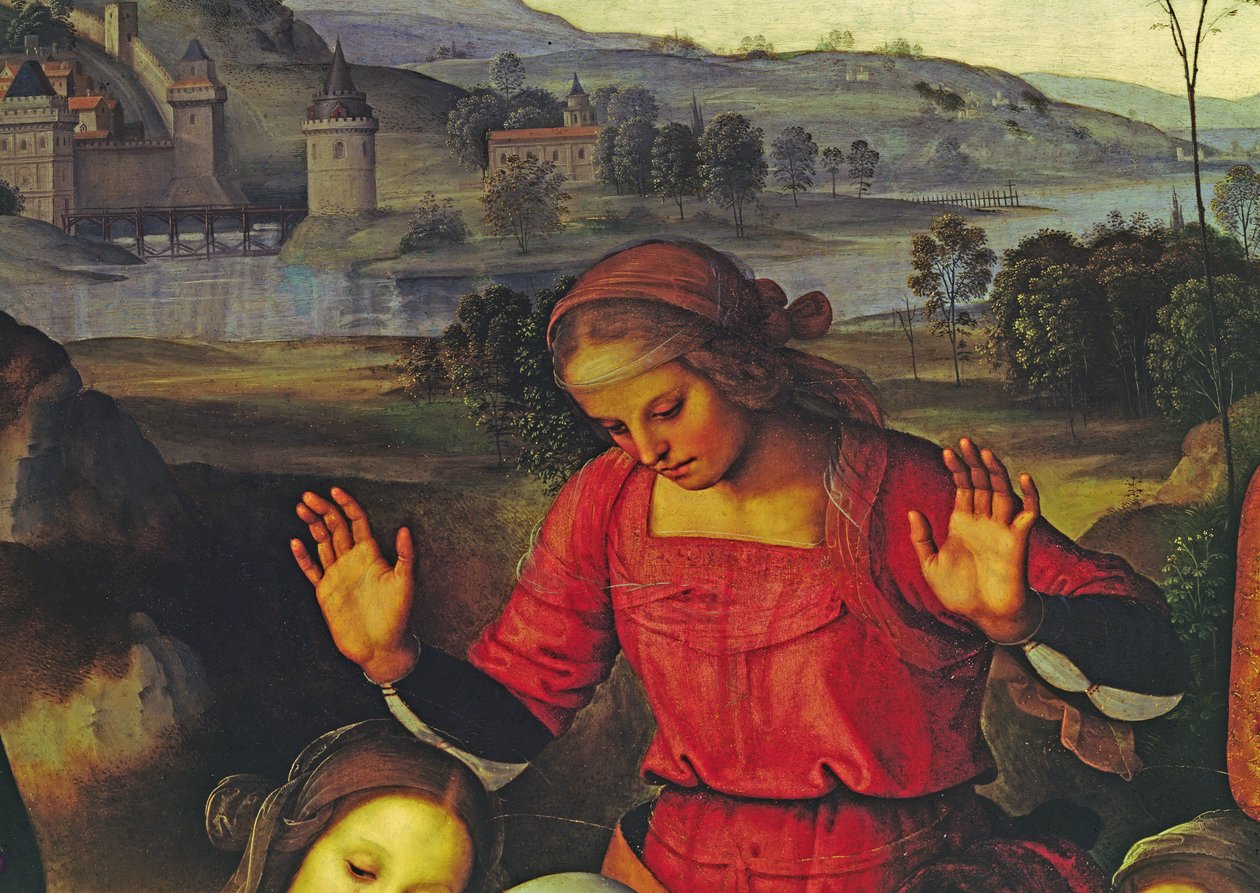 A Lamentação de Cristo, 1495 de Pietro Perugino