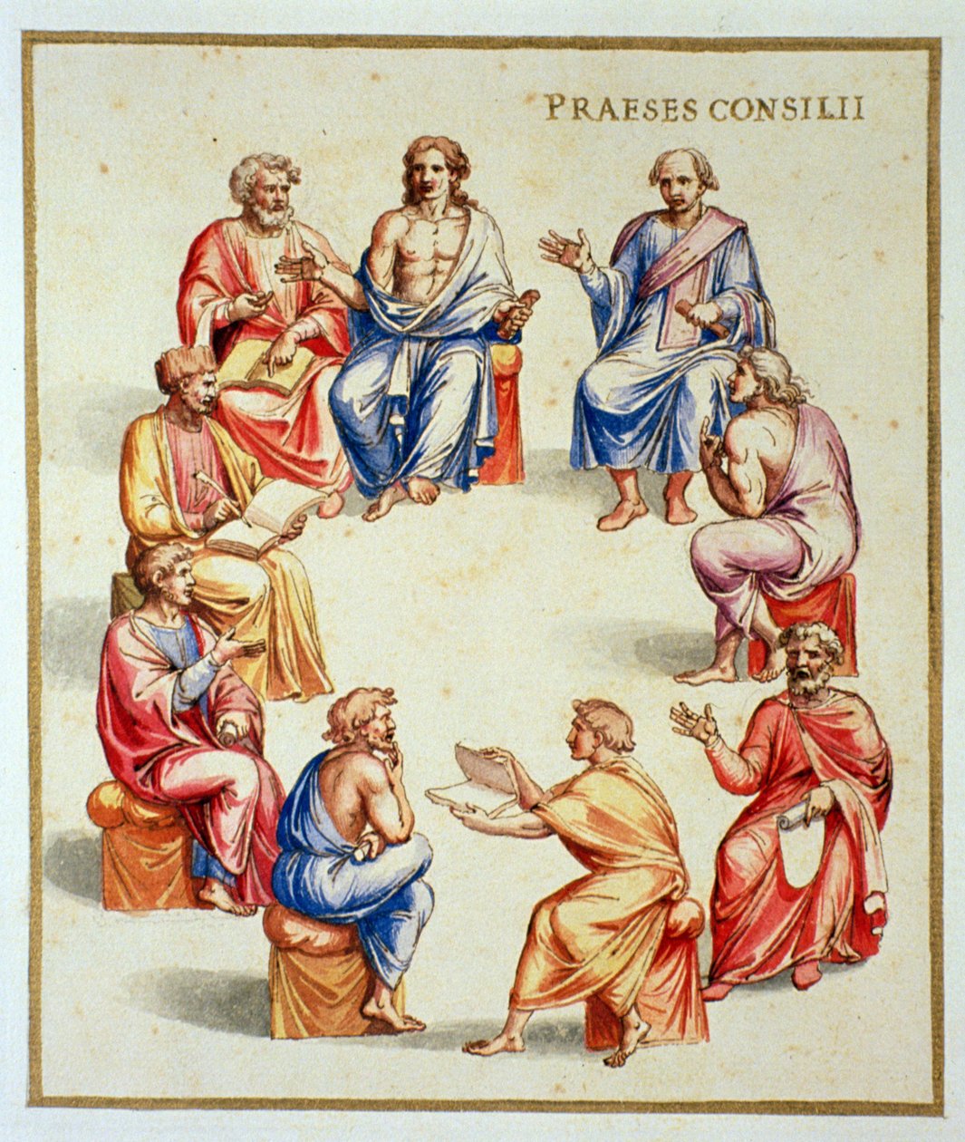 Ms Gen 1496 Placa CXXXIII Senado, 1674 de Pietro Santi Bartoli