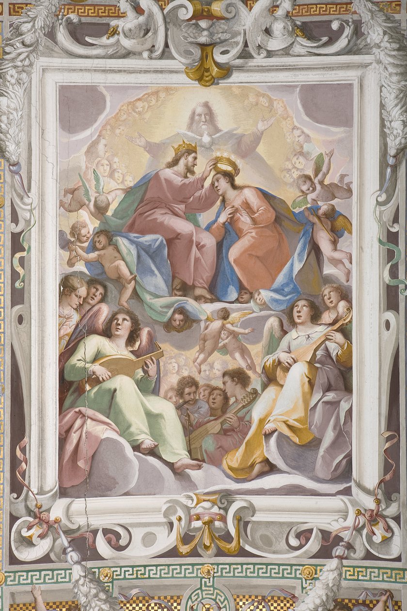 A coroação da Virgem Maria (detalhe de 3496331) de Pietro Sorri