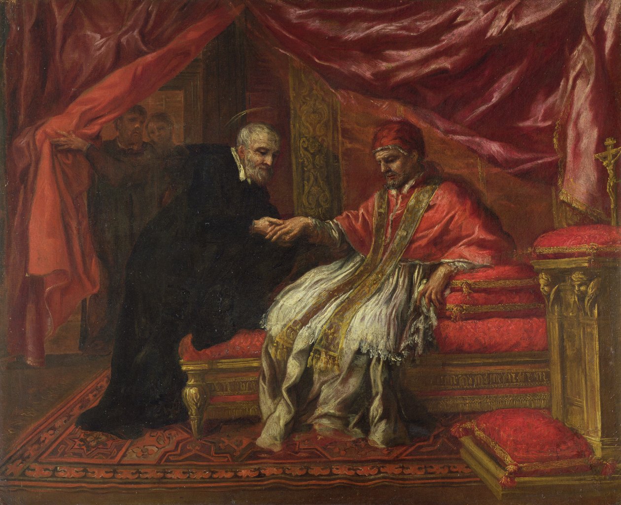 São Filippo Neri curando o papa Clemente VIII de Pietro da Cortona