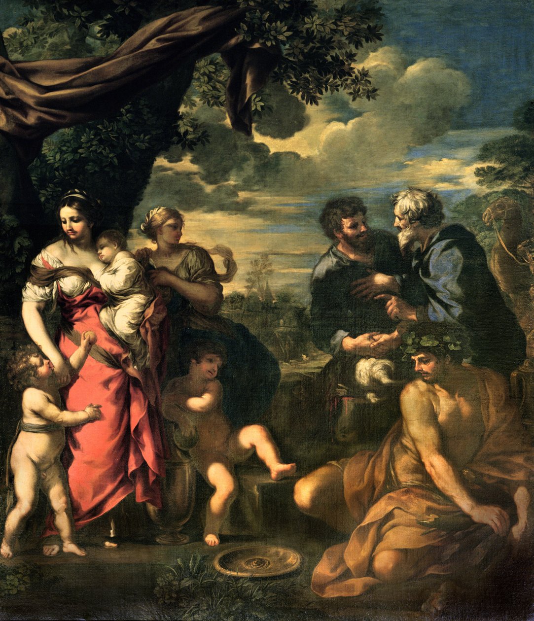 A Aliança de Jacó e Labão de Pietro da Cortona