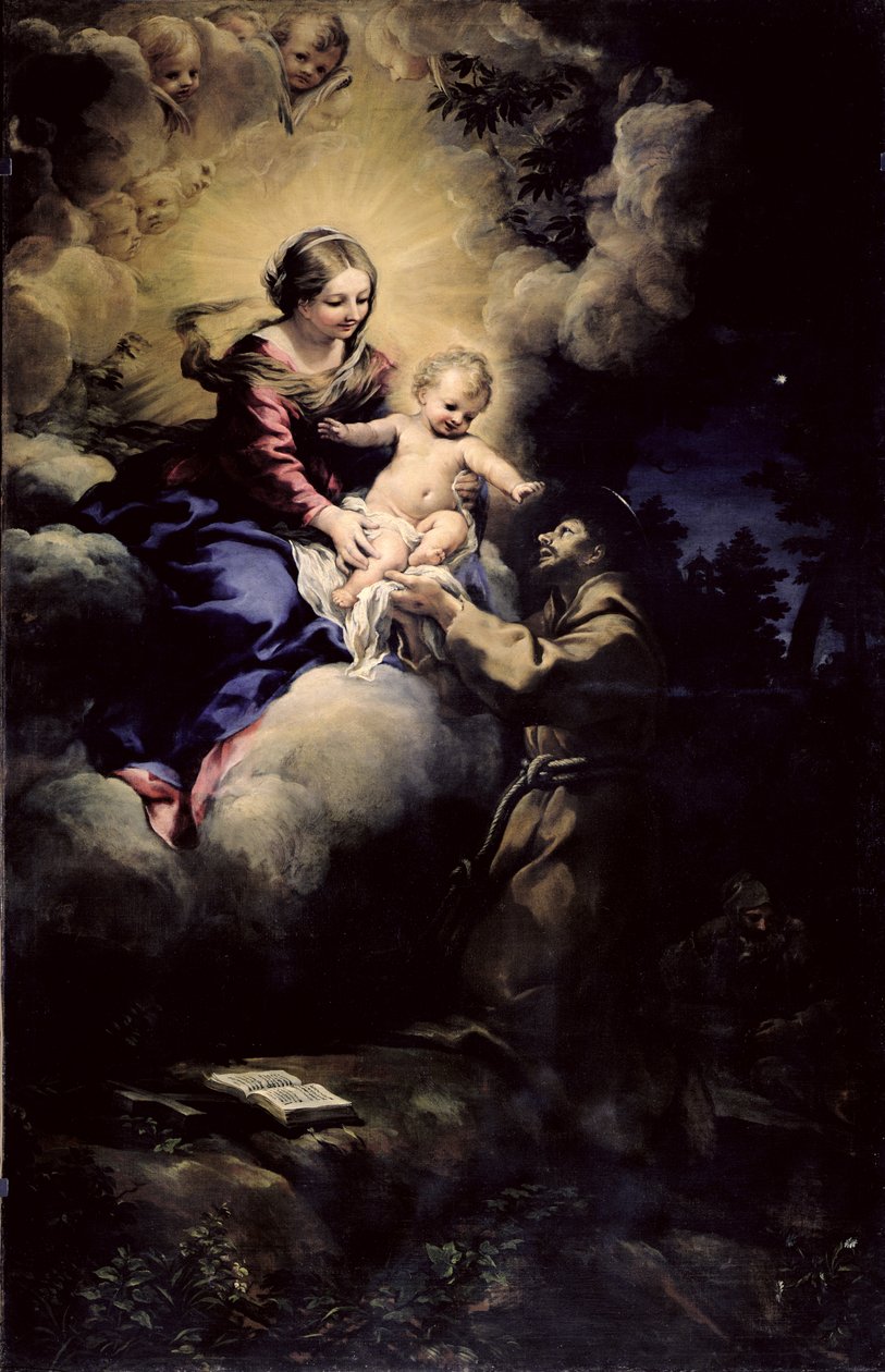 A Visitação de São Francisco, 1641 de Pietro da Cortona