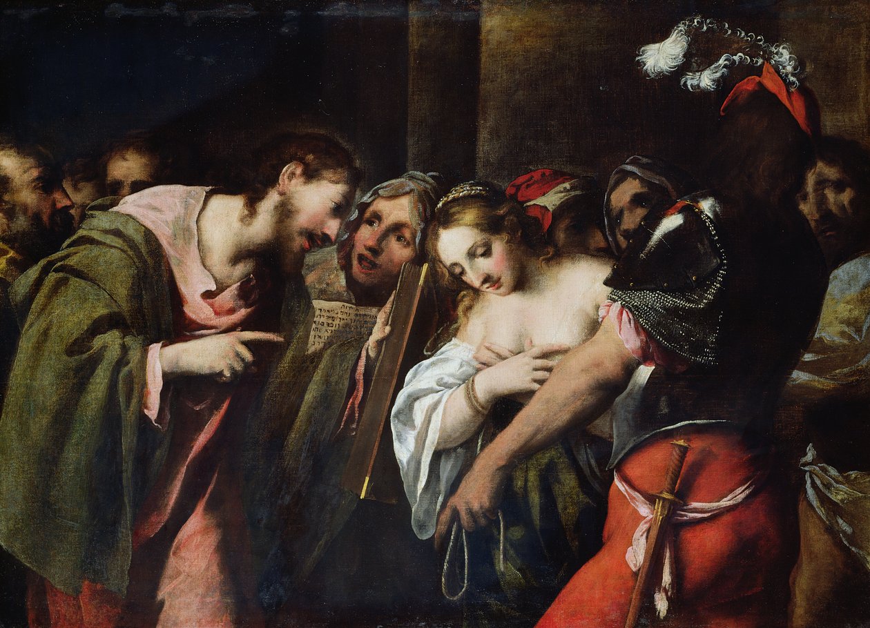 Cristo e a adúltera de Pietro della Vecchia