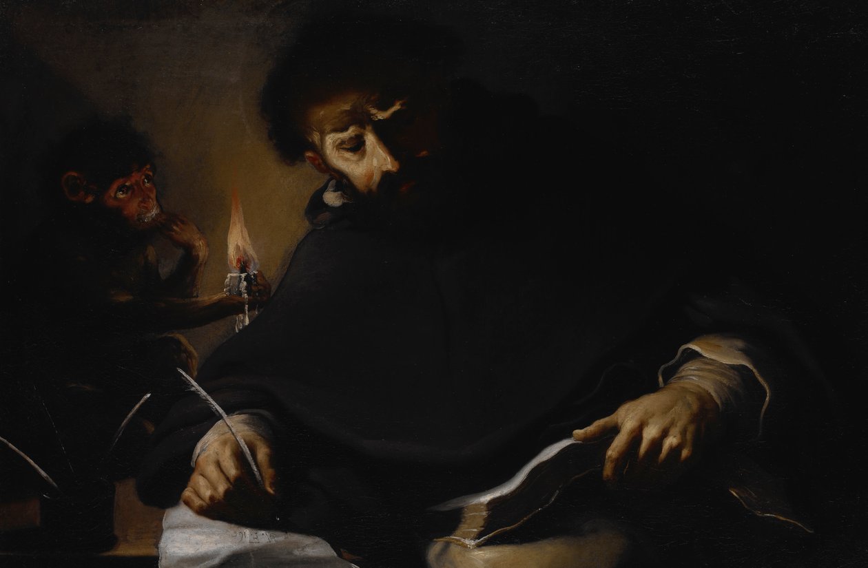 São Domingos e o Diabo de Pietro della Vecchia