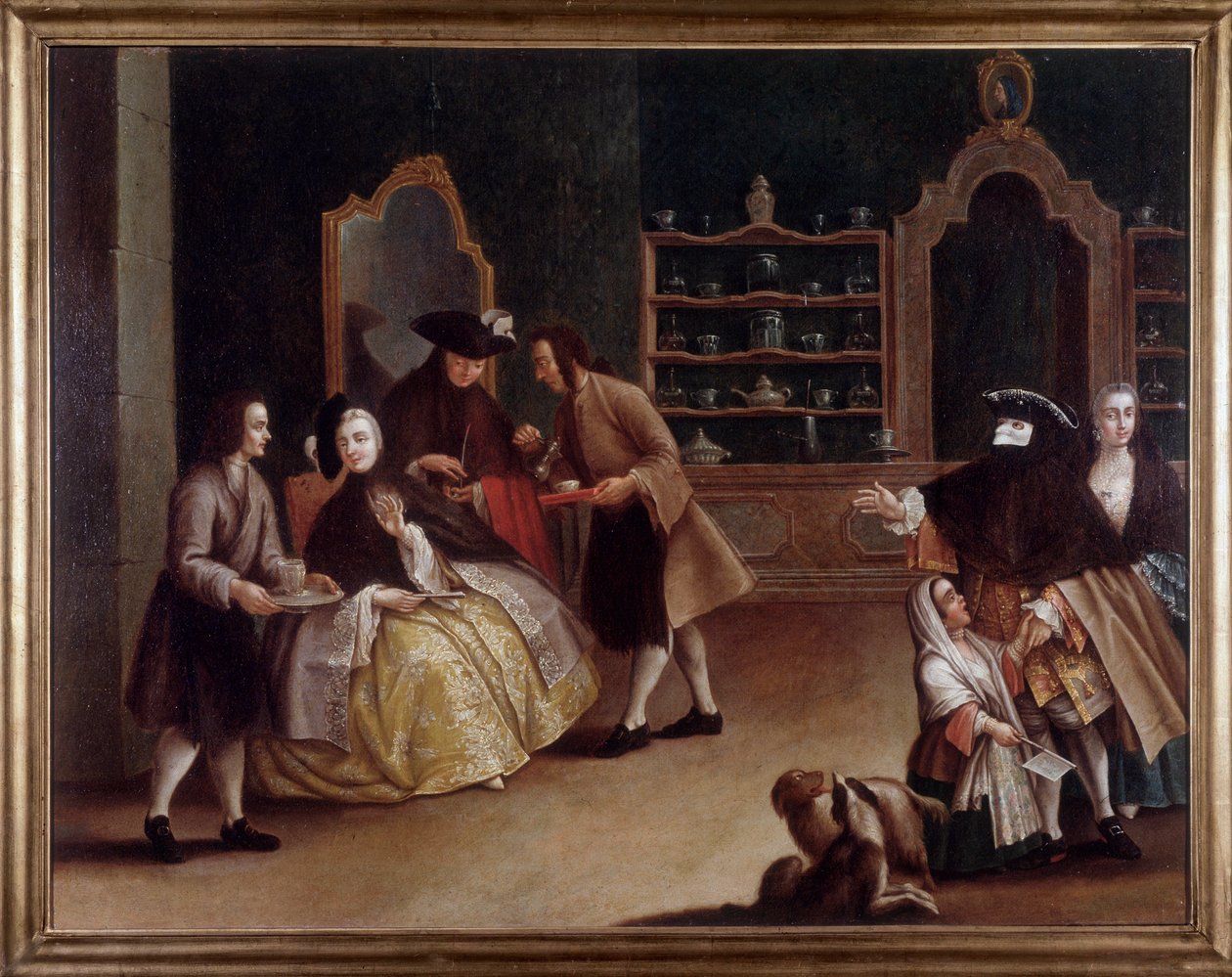 A cafeteria (Pintura de Pietro (after) Longhi