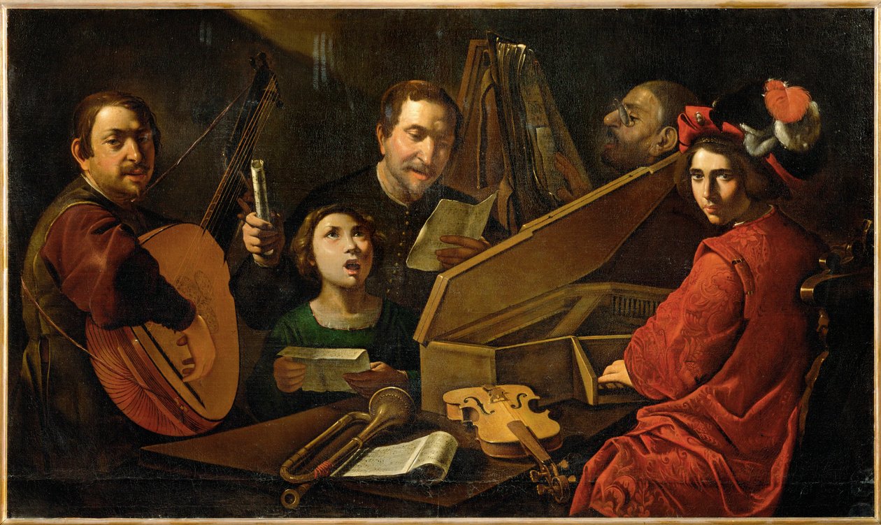Concerto de músicos e cantores ... de Pietro (attr. to) Paolini