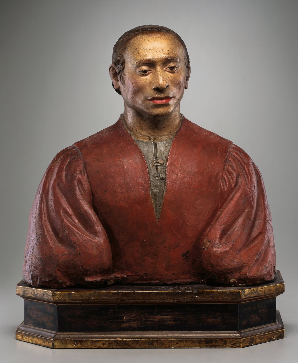 Palla Rucellai, c.1506 (terracota com decoração policromada) de Pietro (attr. to) Torrigiano