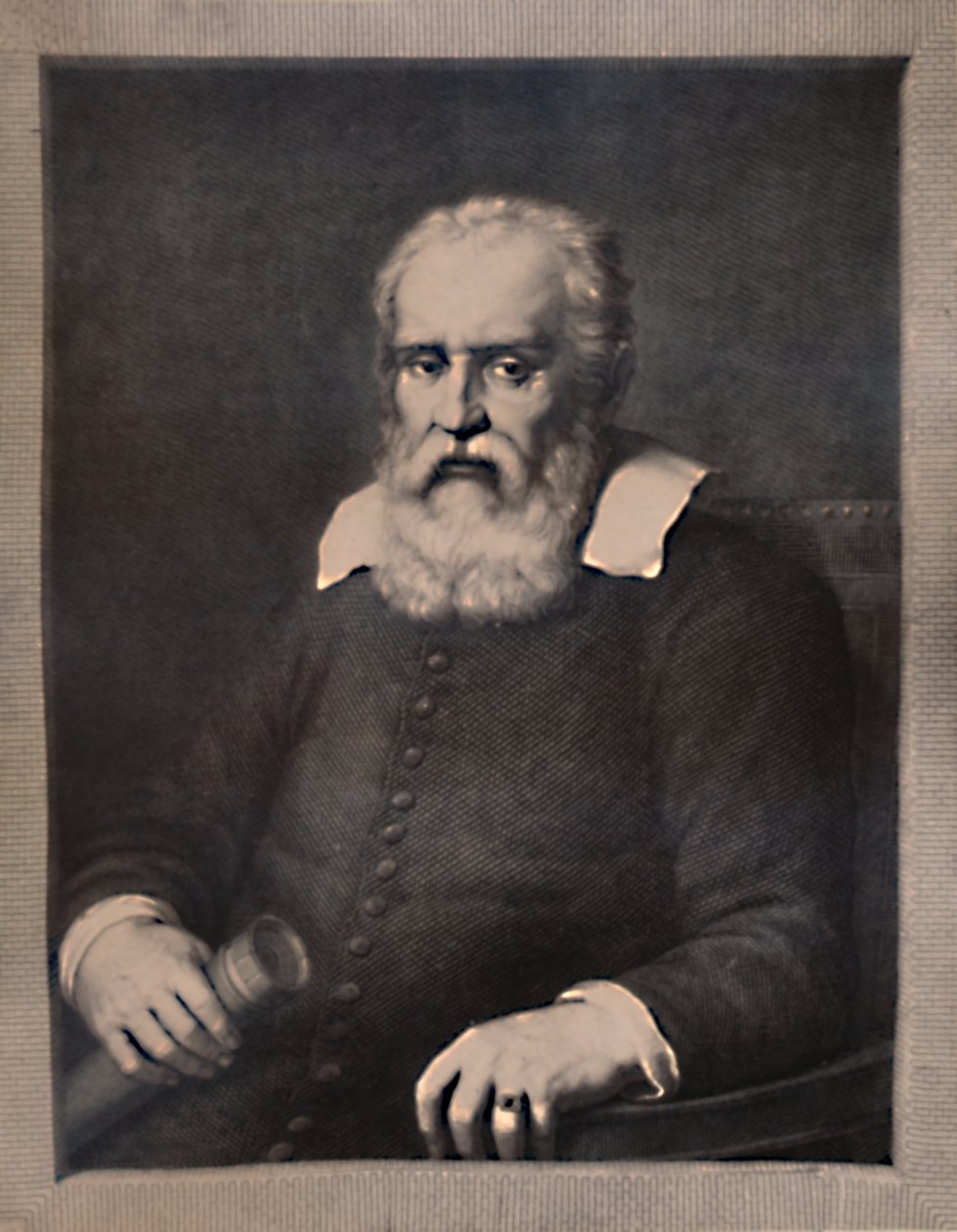 Galileo Galilei , cientista italiano, final do século 18 ou início do século 19 1894 de Pietro Antonio Leone Bettelini