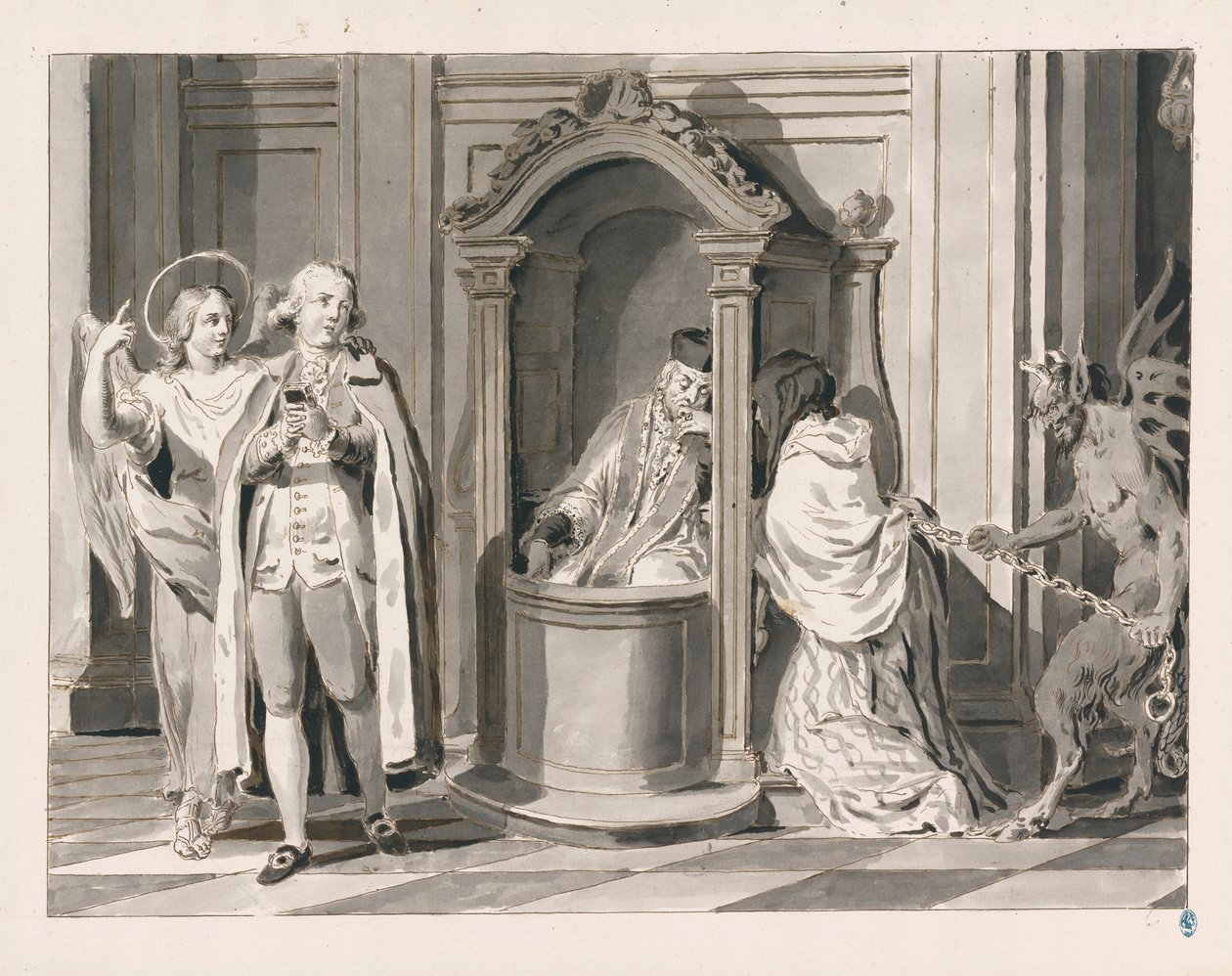 Confissão ou Penitência dos Sete Sacramentos de Pietro Antonio Novelli