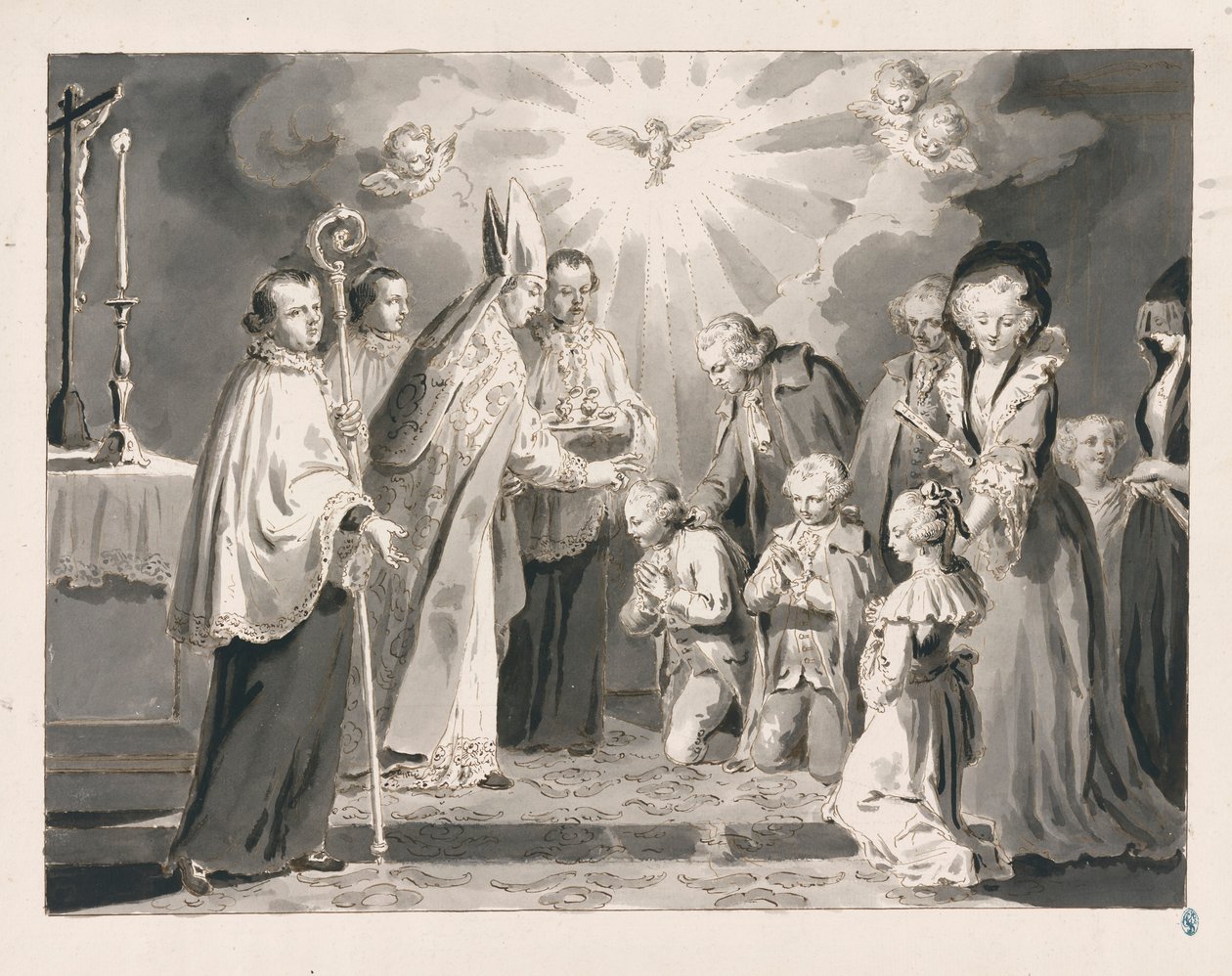 Confirmação de Os Sete Sacramentos de Pietro Antonio Novelli