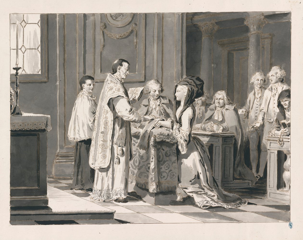 Casamento de Os Sete Sacramentos de Pietro Antonio Novelli