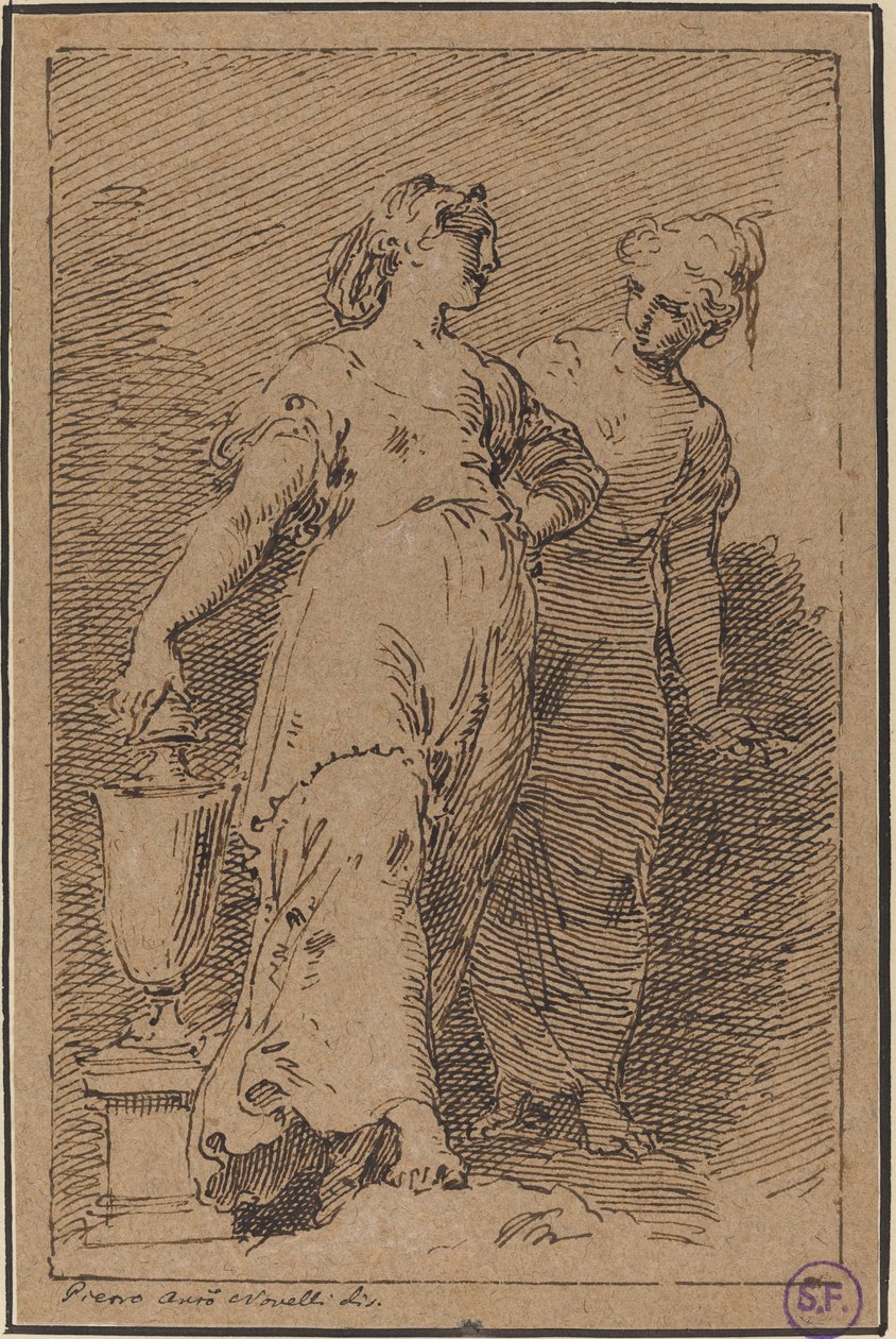 Duas Moças de Pietro Antonio Novelli