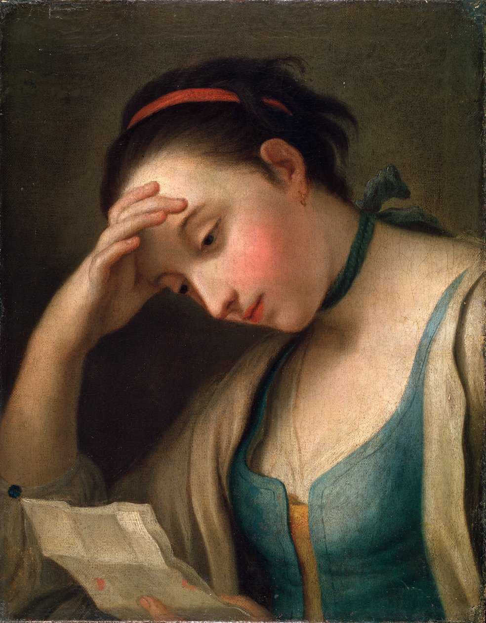 Retrato feminino, século XVIII de Pietro Antonio Rotari
