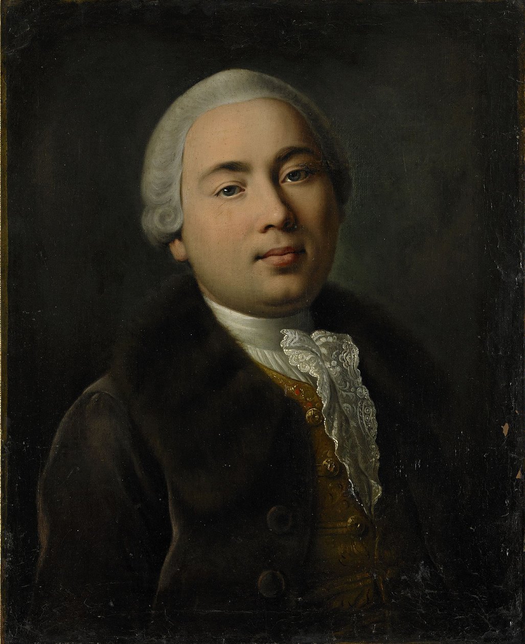 Retrato do conde Valentin Platonovich Musin-Pushkin 1735-1804 de Pietro Antonio Rotari