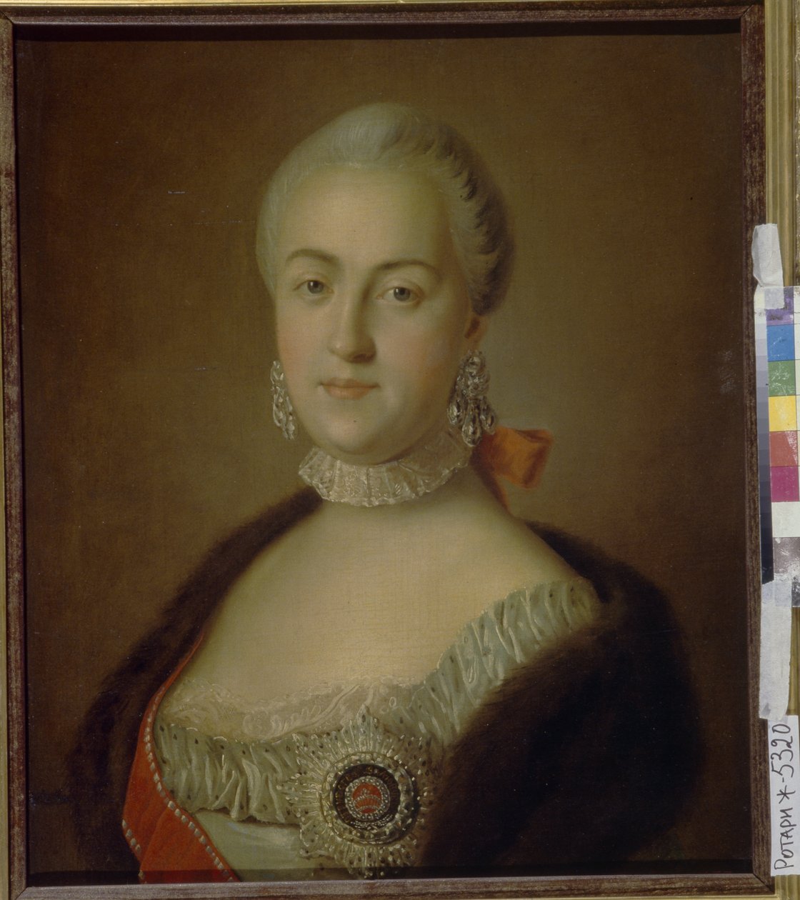Retrato da Grã-duquesa Yekaterina Alexeyevna, 1761 de Pietro Antonio Rotari