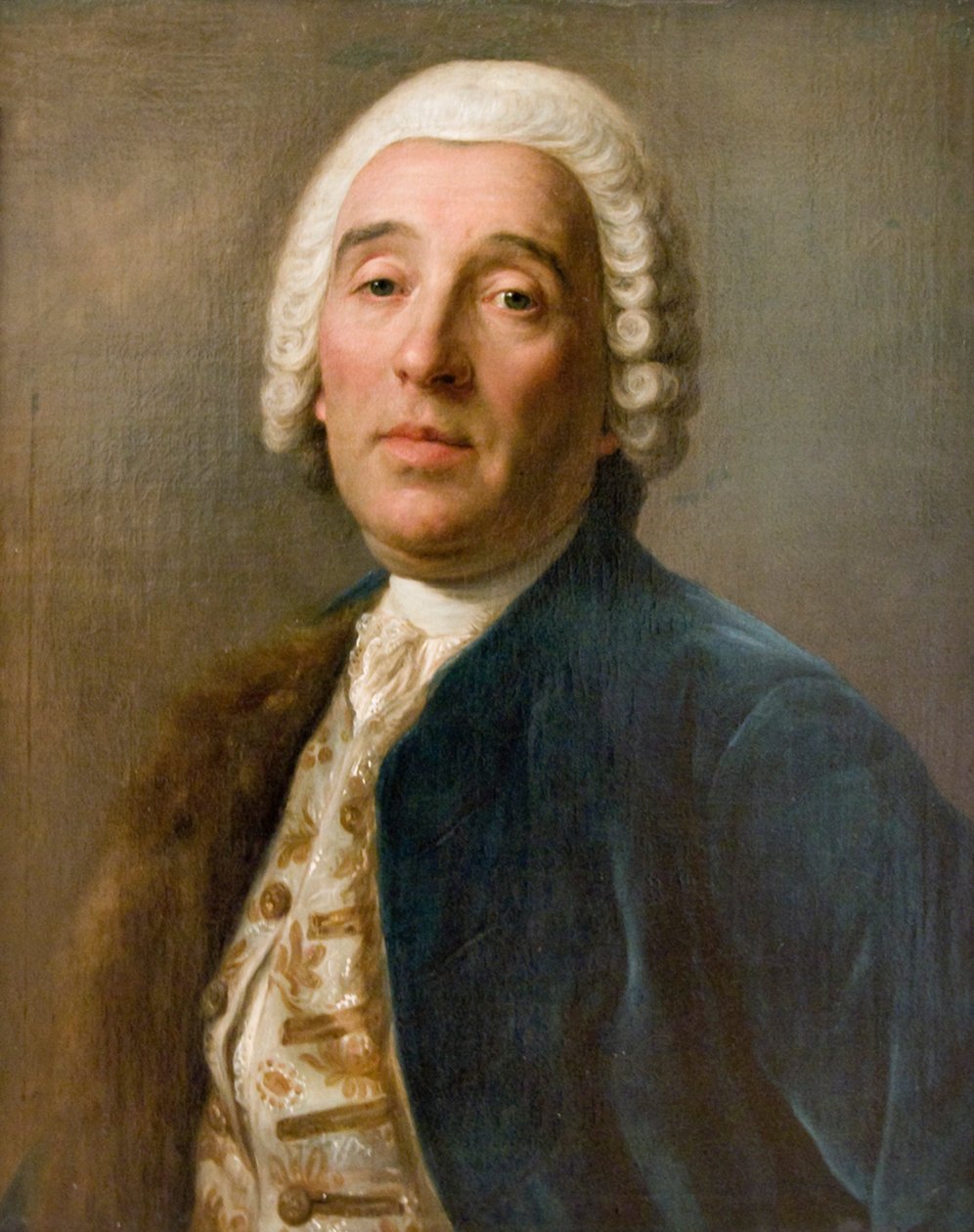 Retrato do arquiteto Bartolomeo Francesco Rastrelli, século XVIII de Pietro Antonio Rotari