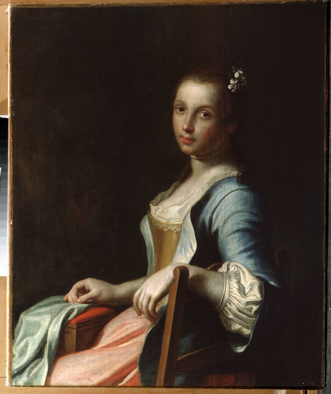 The Embroideress de Pietro Antonio Rotari
