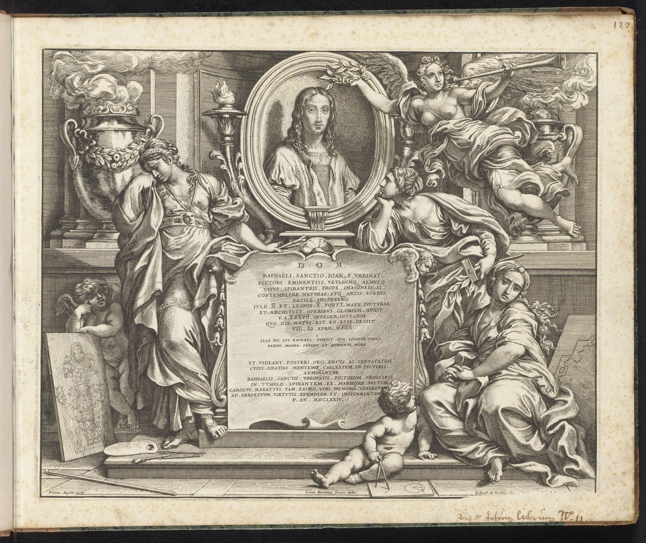 Retrato de Rafael
Bíblia de Rafael (título da série)
Imagines Veteris ac Novi Testamenti (título da série) de Pietro Aquila