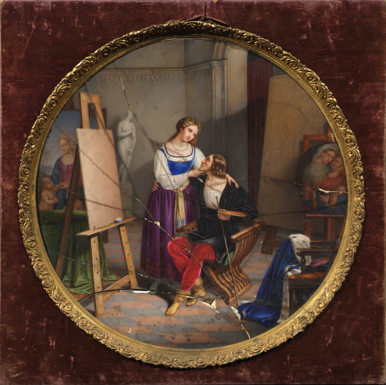 Rafael e a Fornarina de Pietro Bagatti Valsecchi
