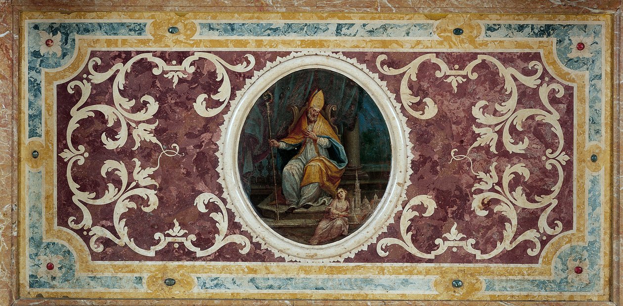 Altar frontal de St Geminianus, 1727 (scagliola) de Pietro Battagliola