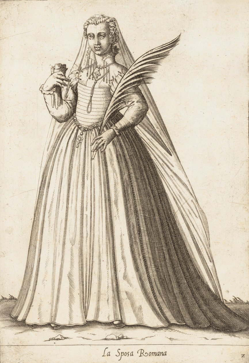 The Roman Bride, ca. 1580. de Pietro Bertelli.