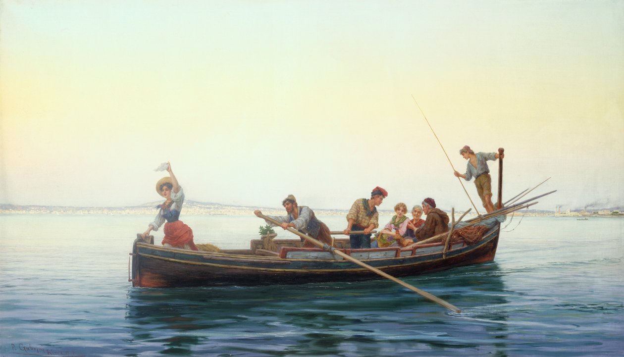 A caminho de casa, A Baía de Nápoles de Pietro Gabrini