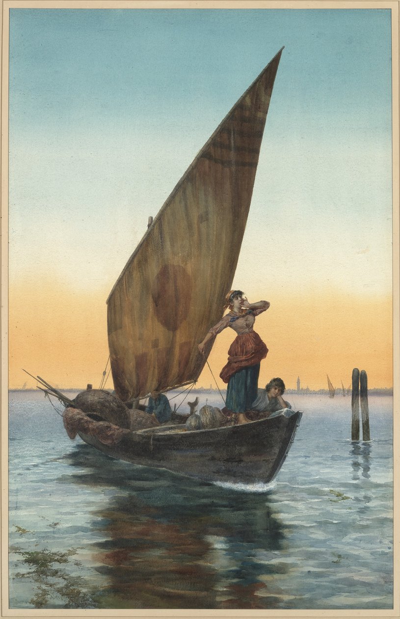 O Grande Canal, Veneza de Pietro Gabrini
