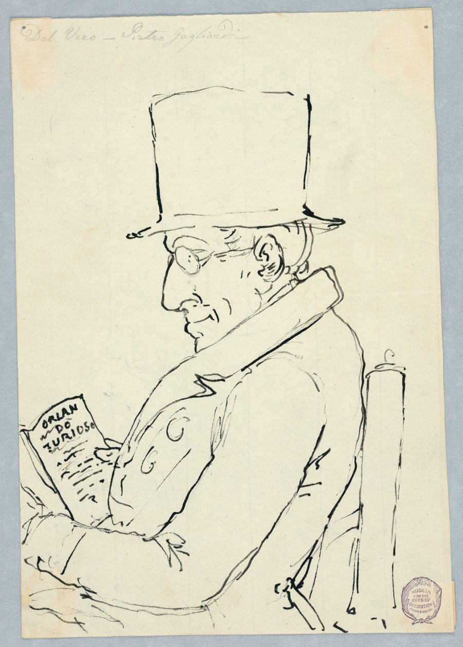 Retrato de um homem de Pietro Gagliardi